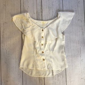 Maeve by Anthropologie short sleeve blouse Size 4